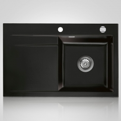 Zlewozmywak Systemceram STEMA 80 PRAWA KOMORA NERO 50540168